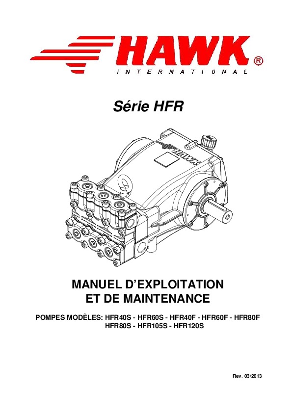 1 MANUALE POMPA LEUCO HFR REV 03 FR 080313