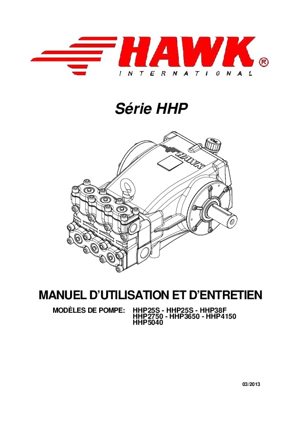 1 MANUALE POMPA LEUCO HHP REV 03 FR 080313