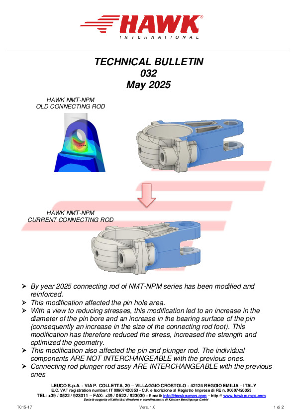 Leuco technical bulletin 032 biella NMT NPM new design