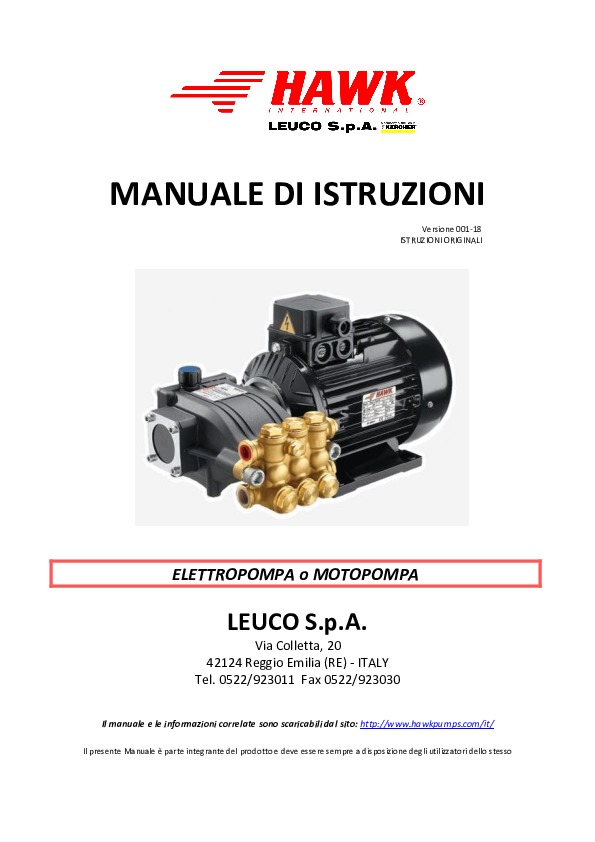 Manuale Elettropompe 001 18 IT