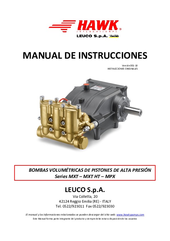 Manuale serie MXT REV 09 SP 2018