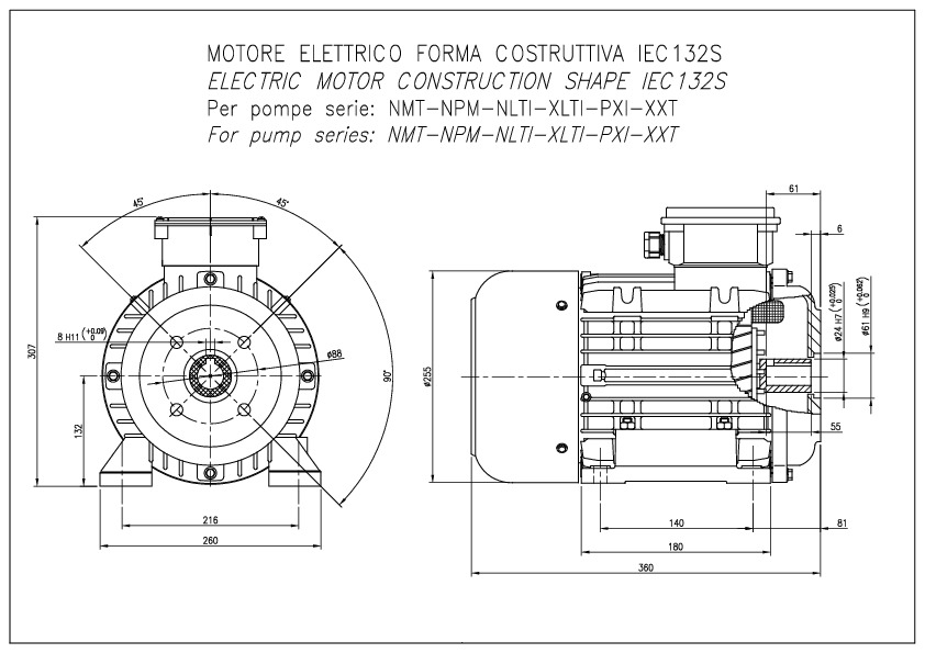 Motori IEC H132 Rev 1