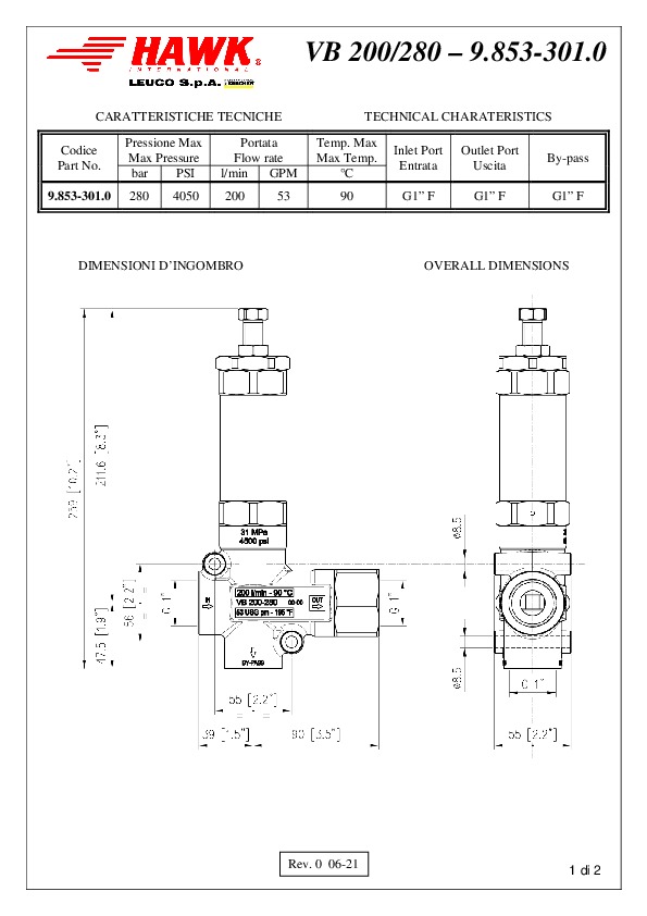 VB200 280 9 853 301 0 200 BAR Rev 0 06 21