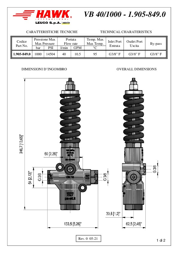 VB40 1000 1 905 849 0 1000 BAR Rev 0 05 21