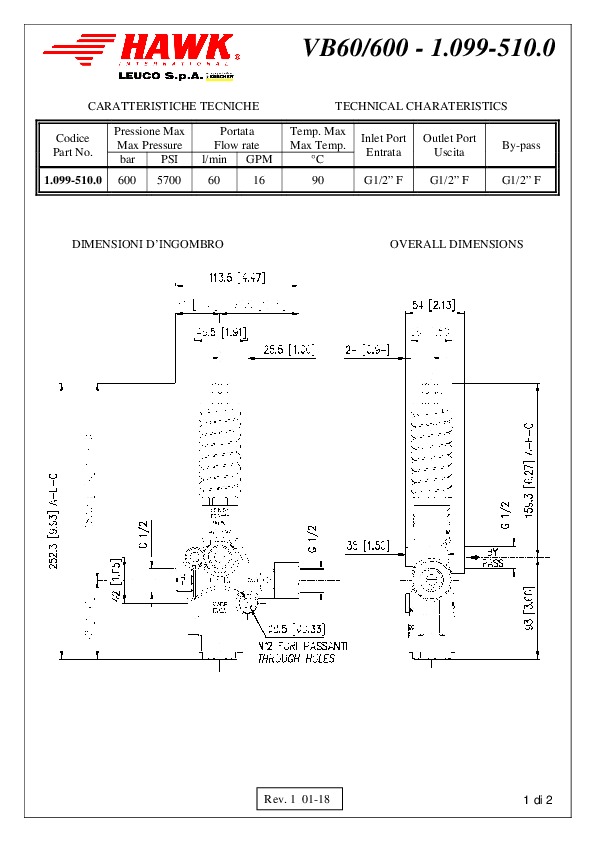 VB60 600 1 099 510 0 600 BAR Rev 1