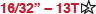 16 32 13T dx